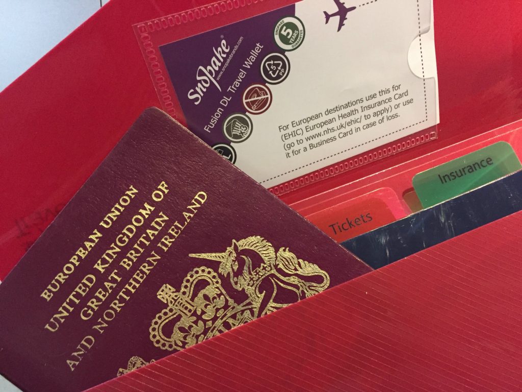organised when flying snopake travel holder passport