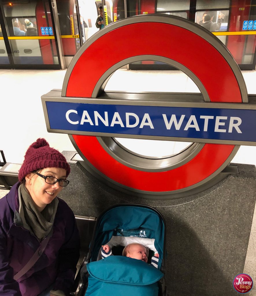 Tube Stop Baby Canada Water London Underground