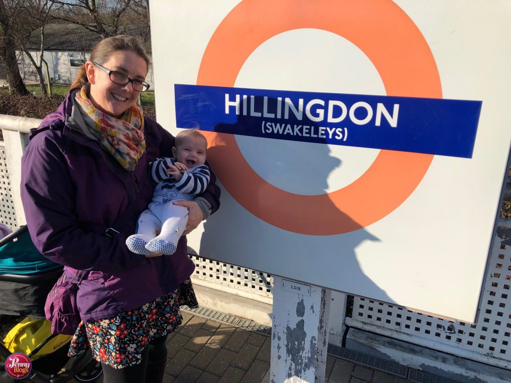 Hillingdon London Underground Tube Stop Baby