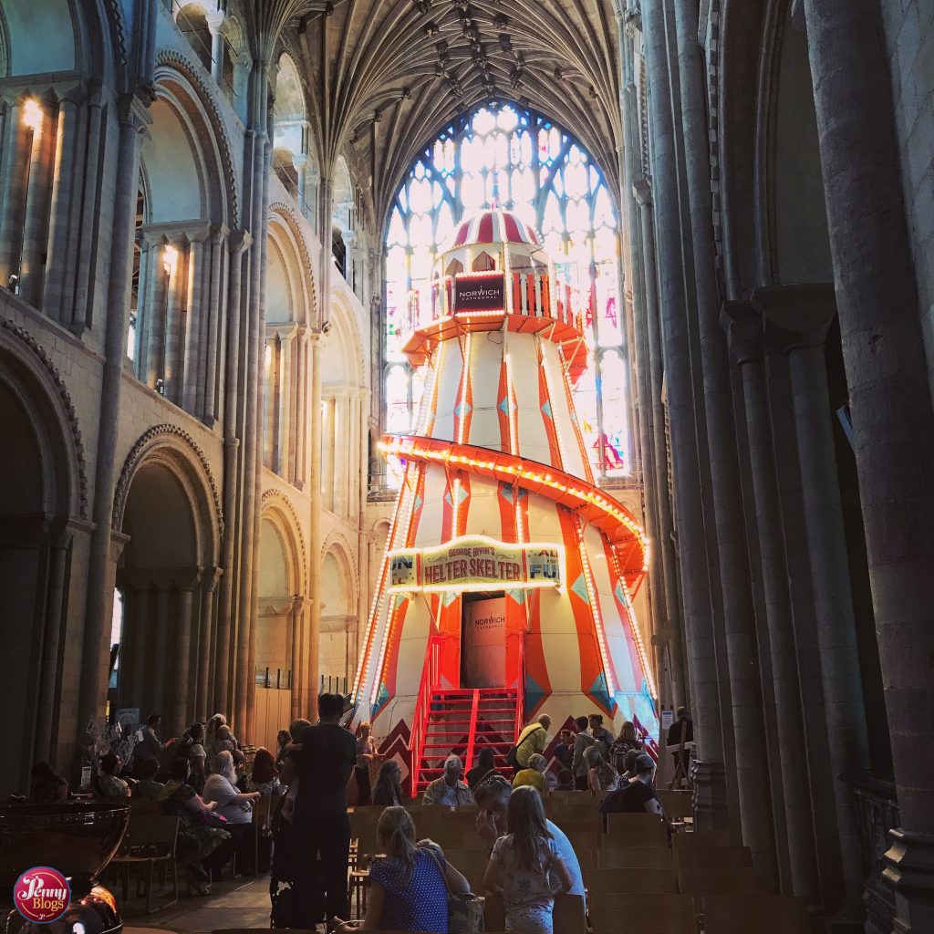 The Helter Skelter in Norwich Cathedral