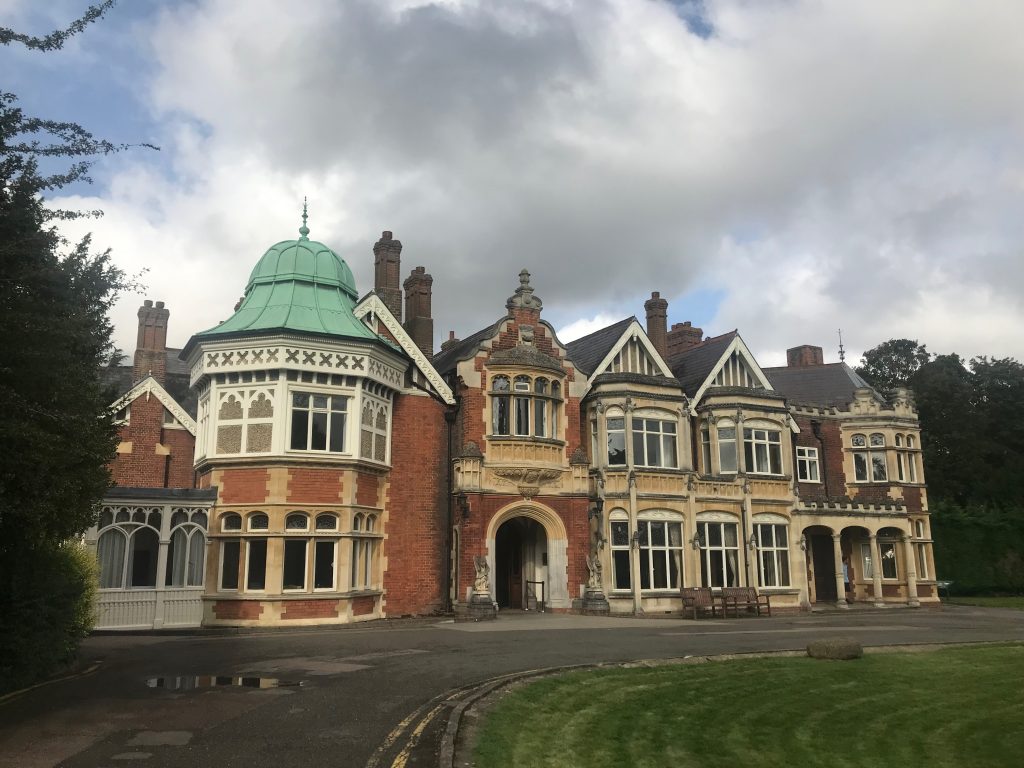 The front of the Manor House at Bletchley Park